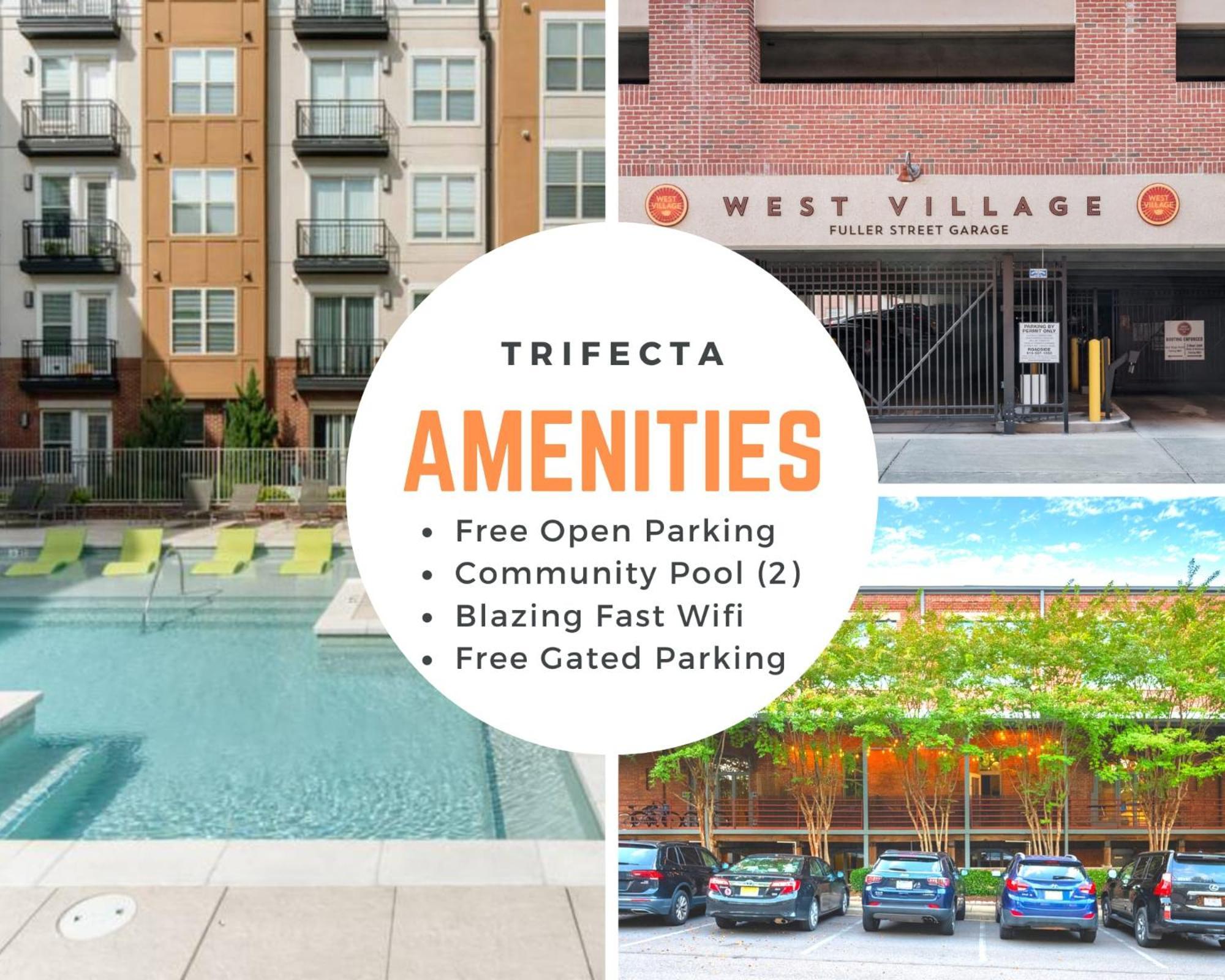Trifecta Historic Brick 2Br Getaway Superhost Apartment Durham Bagian luar foto